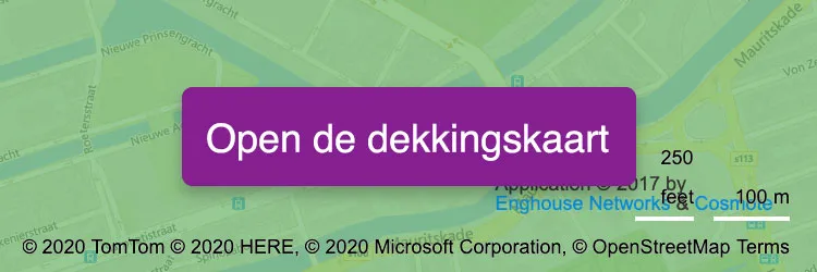 Dekkingskaart Simpel inclusief storingen & werkzaamheden