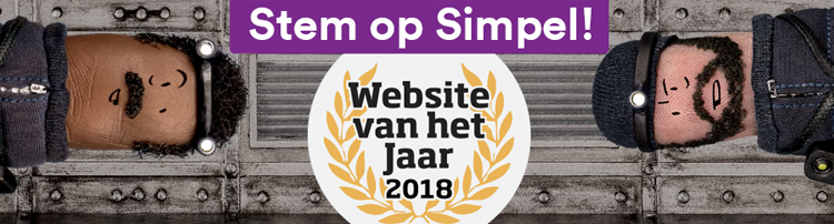 Simpel is Website van het Jaar 2018 in de categorie telecom
